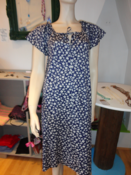 Image of Navy & White Shift Dress