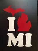 Image of I Love Michigan Decal
