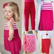 Image of How to Sew Ruffle Fabric Dresses, Leggings, Skirts and more