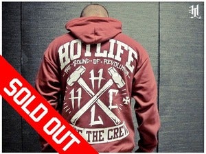 Image of *BRAND NEW* HOTLIFE - "WE'RE THE CREW ZIP UP" HOODIE