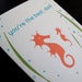Image of 1707 - seahorse letterpress father's day card