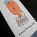 Image of 1705 - king of the pride letterpress father's day card