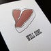 Image of 1609 - meaty letterpress congratulations card