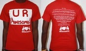 Image of U R Awesome (Red & White)
