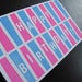 Image of 1205 - knock out letterpress birthday card