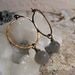 Image of Mini Hoops- Brass, Fog