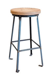 Image of Union Wood Company Raw Industrial Stool