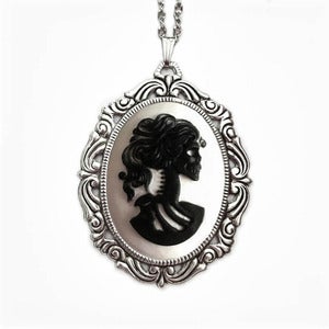 Image of Lolita Rococo Necklace - B/W