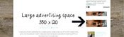 Image of Large Advertising Space on www.moreemilk.com