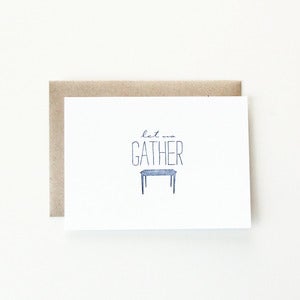 Image of Let Us Gather Note Card