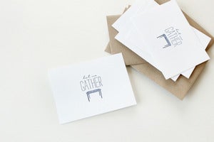 Image of Let Us Gather Note Cards (Set of 5)