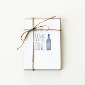 Image of Wine & Dine Note Cards (Set of 5)