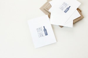 Image of Wine & Dine Note Cards (Set of 5)