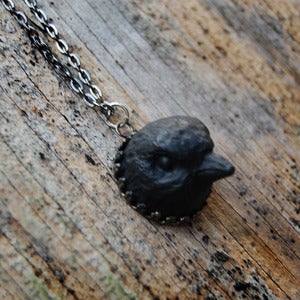 Image of Small Bird Head Necklace