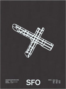 Image of SFO: San Francisco International Screenprint