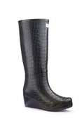 Image of Wedge Welly Man Eater Curve - Wider Calf