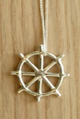 Image of Ship Wheel Necklace 3D