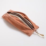 Image of MINI NECESSAIRE- Peach & Platinum