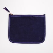 Image of NECESSAIRE-Navy & Purple