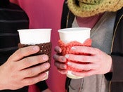 Image of Scalloped Coffee Sleeve