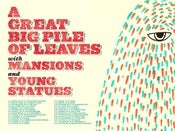 Image of AGBPOL/Mansions/Young Statues 18x24 Tour Poster (Limited to 20 Online)