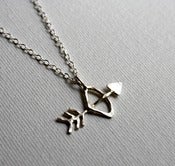 Image of Bow and Arrow Necklace