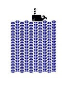 Image of Mengsel Design<br>Whale (Blue and Black)