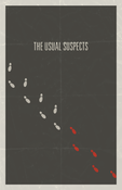 Image of The Usual Suspects minimalist movie poster