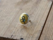 Image of Yellow Scribble Ring