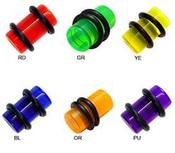 Image of Flouro Acrylic Plugs