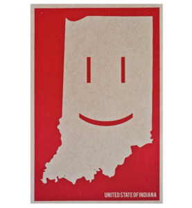 Image of Smiling Indiana Poster