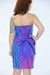 Image of BLUE BOW SEQUIN DRESS (was $68)