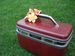 Image of Samsonite "Silhouette" Vintage Wine Colored Carry On 
