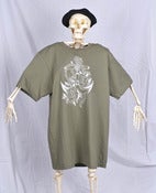 Image of DIY "Anchors away" Mens green t shirt