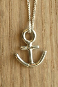 Image of Anchor Necklace 3D Small