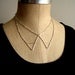 Image of Tipped Peter Pan Collar Necklace
