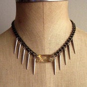 Image of Swarovski Crystal Spike Collar Necklace