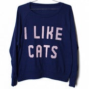 Image of I Like Cats Raglan Pullover
