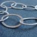 Image of hammered loop bracelet