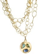 Image of Medallion pendant necklace