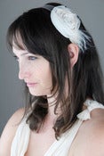 Image of Tea Stained Chiffon Flower Headband