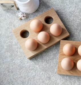Image of Solid Oak Egg Rack (Pair)