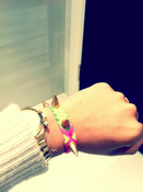 Image of Spike Friendship Bracelet - 4 spikes
