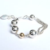 Image of Sterling Silver Ball Bracelet