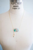Image of Drum Pendant Necklace