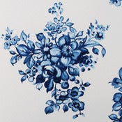 Image of Indigo Floral Study 1 - watercolour original