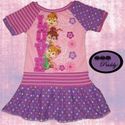 Image of **SOLD OUT** Chipmunks Chipettes Love Pink Dress - Size 3T/4T