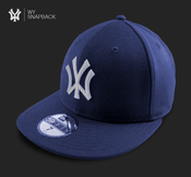 Image of WY New Era Snapback - Blue/Grey SOLD OUT!