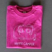 Image of Pink Happy Camper Children's Tee