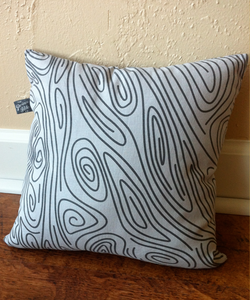 Image of Faux Woodgrain Pillow